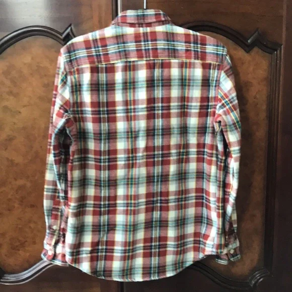 AEO Men's Plaid Button Down Shirt - Picture 3 of 8